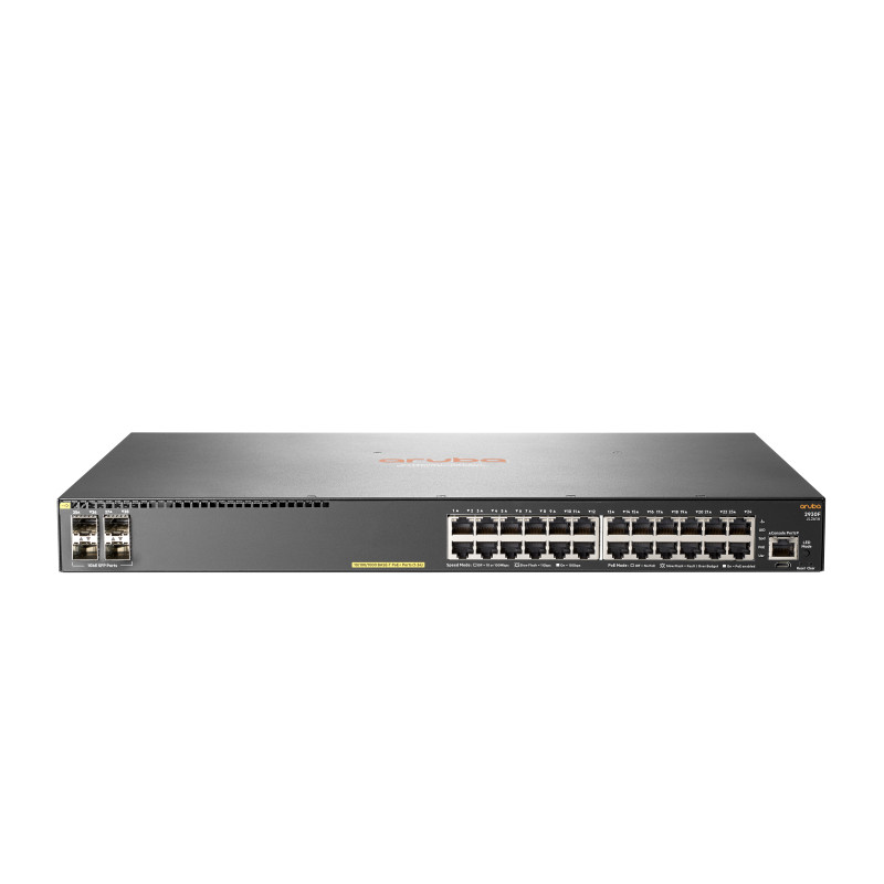 HPE Aruba 2930F 24G PoE+ 4SFP Gestito L3 Gigabit Ethernet (10 100 1000) Supporto Power over Ethernet (PoE) 1U Grigio