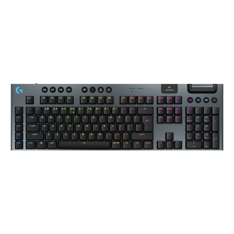 Logitech G G915 X LIGHTSPEED tastiera Gaming USB + RF Wireless + Bluetooth QWERTY US International Nero