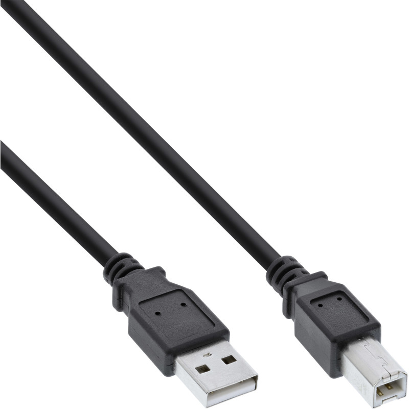 InLine Cavo USB 2.0 A maschio B maschio, nero, 3m InLine Cavo USB 2.0 A maschio B maschio, nero, 3m
