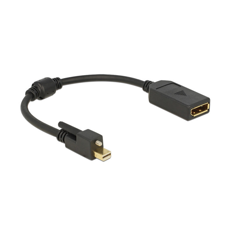 DeLOCK 62638 cavo DisplayPort 0,25 m Mini DisplayPort Nero
