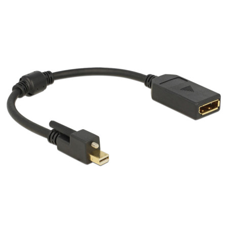 DeLOCK 62638 cavo DisplayPort 0,25 m Mini DisplayPort Nero
