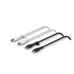 Belkin CAVO USB-C TO USB-C SILICONE 1M TWIN PACK - BIANCO