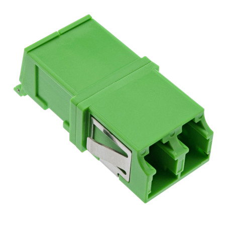 InLine Adattatore in fibra ottica Duplex LC LC SM ceramica, verde