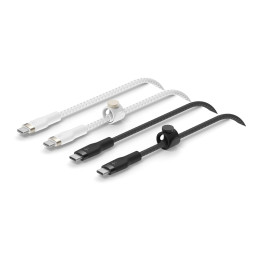 Belkin CAVO INTRECCIATO IN SILICONE USBC-USBC TWIN PACK