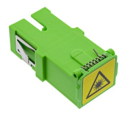InLine Accoppiamento in fibra ottica, simplex SC SC, SM, ceramica, verde