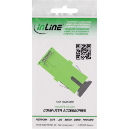 InLine Accoppiamento in fibra ottica, simplex SC SC, SM, ceramica, verde