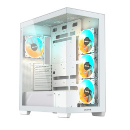 GIGABYTE C500 PANORAMIC STEALTH Midi Tower Bianco