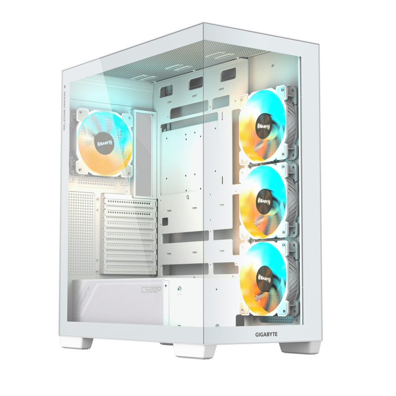 GIGABYTE C500 PANORAMIC STEALTH Midi Tower Bianco GIGABYTE C500 PANORAMIC STEALTH Midi Tower Bianco