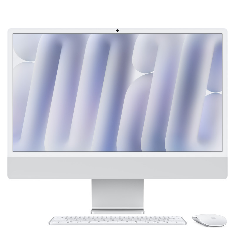 Apple iMac Apple M M4 59,7 cm (23.5") 4480 x 2520 Pixel PC All-in-one 16 GB 256 GB SSD macOS Sequoia Wi-Fi 6E (802.11ax) Argento