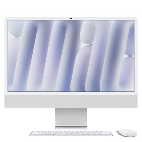 Apple iMac Apple M M4 59,7 cm (23.5") 4480 x 2520 Pixel PC All-in-one 16 GB 256 GB SSD macOS Sequoia Wi-Fi 6E (802.11ax) Argento