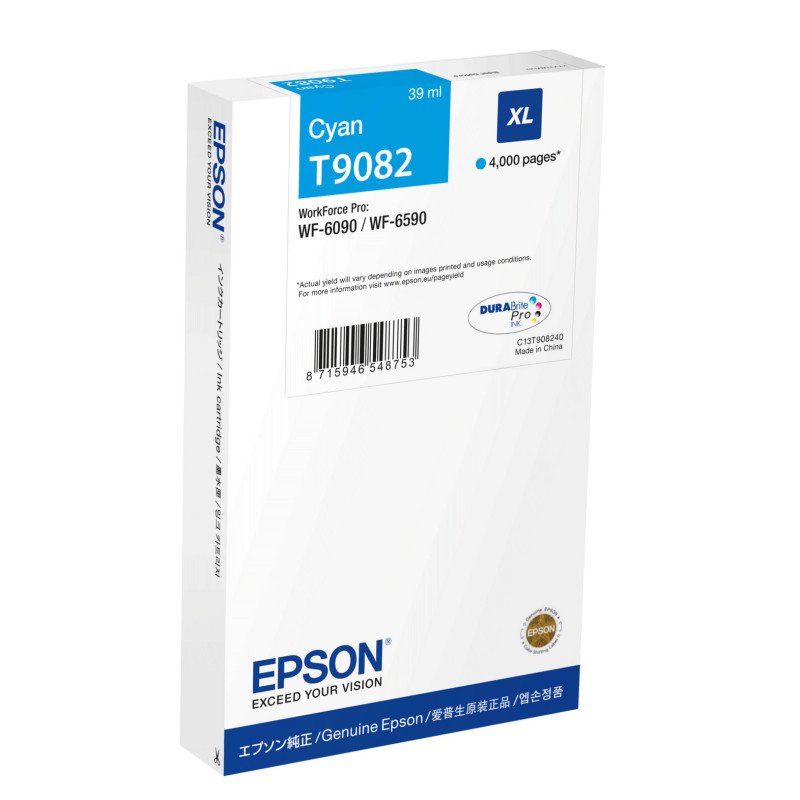 Epson C13T90824N cartuccia d'inchiostro 1 pz Originale Ciano Epson C13T90824N cartuccia d'inchiostro 1 pz Originale Ciano