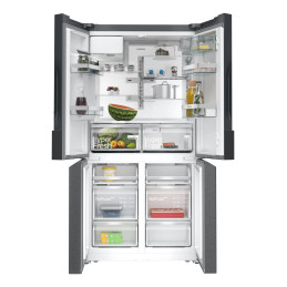 Siemens KF96DPXEA frigorifero side-by-side Libera installazione 547 L E Grigio
