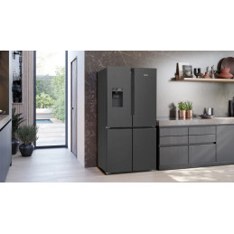 Siemens KF96DPXEA frigorifero side-by-side Libera installazione 547 L E Grigio