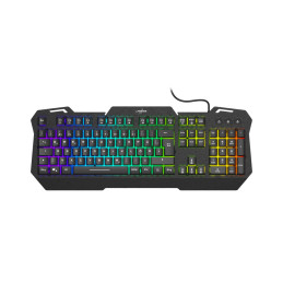 Hama Exodus 450 tastiera Gaming USB QWERTZ Tedesco Nero