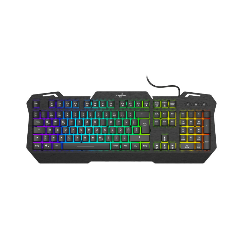 Hama Exodus 450 tastiera Gaming USB QWERTZ Tedesco Nero Hama Exodus 450 tastiera Gaming USB QWERTZ Tedesco Nero