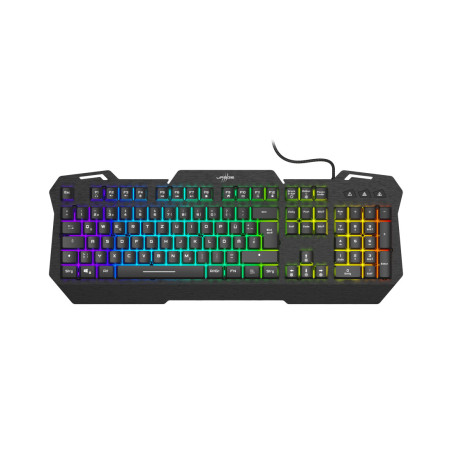 Hama Exodus 450 tastiera Gaming USB QWERTZ Tedesco Nero