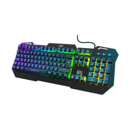 Hama Exodus 450 tastiera Gaming USB QWERTZ Tedesco Nero