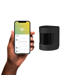 Hombli HBSM-0100 rilevatore di movimento Sensore Infrarosso Passivo (PIR) Wireless Parete Nero