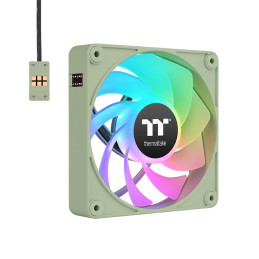 Thermaltake CL-F198-PL12MG-A sistema di raffreddamento per computer Case per computer Ventilatore 12 cm Verde 3 pz