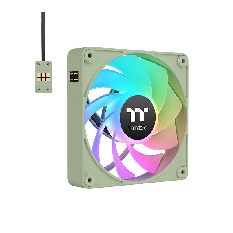 Thermaltake CL-F198-PL12MG-A sistema di raffreddamento per computer Case per computer Ventilatore 12 cm Verde 3 pz Thermaltake CL-F198-PL12MG-A sistema di raffreddamento per computer Case per computer Ventilatore 12 cm Verde 3 pz