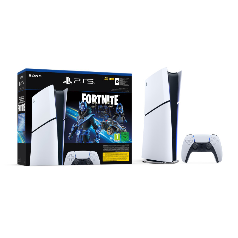 Sony Playstation 5 Digital Edition Fortnite 1 TB Wi-Fi Nero, Bianco Sony Playstation 5 Digital Edition Fortnite 1 TB Wi-Fi Nero, Bianco
