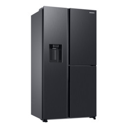 Samsung RH68DG853DB1 frigorifero side-by-side Libera installazione 627 L D Nero, Acciaio inox