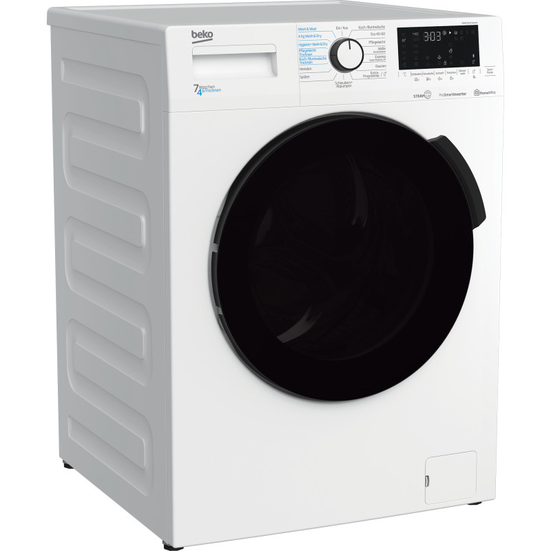Beko WDW75141 Steam1 lavasciuga Libera installazione Caricamento frontale Bianco D Beko WDW75141 Steam1 lavasciuga Libera installazione Caricamento frontale Bianco D