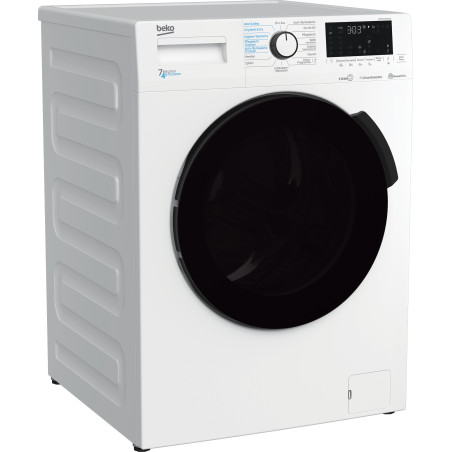 Beko WDW75141 Steam1 lavasciuga Libera installazione Caricamento frontale Bianco D