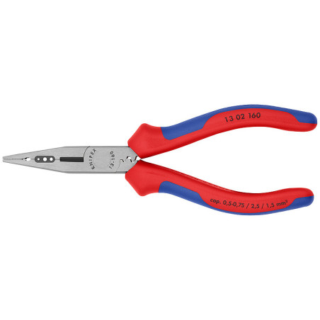 Knipex 13 02 160 pinza multiuso 1 strumenti Blu, Rosso