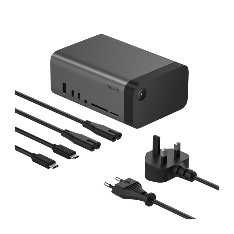 Belkin Connect USB tipo-C 10000 Mbit s Grigio