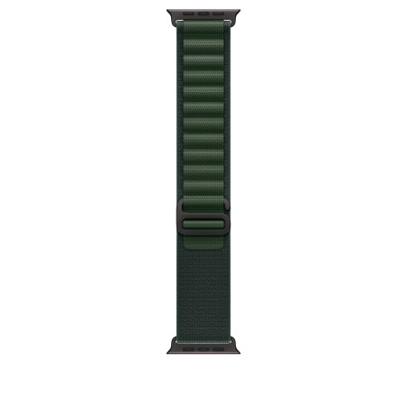 Apple Alpine Loop verde scuro (49 mm) - Small - Titanio nero