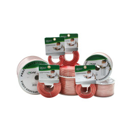 InLine Cavo per altoparlanti , 2x2,5mm², CCA, trasparente, 50m