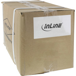InLine Cavo patch Lan Cat.6 S FTP, 250MHz, grigio, PVC, bulk 50pz., 1,5m