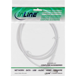 InLine Cavo di prolunga DC, maschio femmina 5,5x2,1mm, AWG24, bianco, 3m