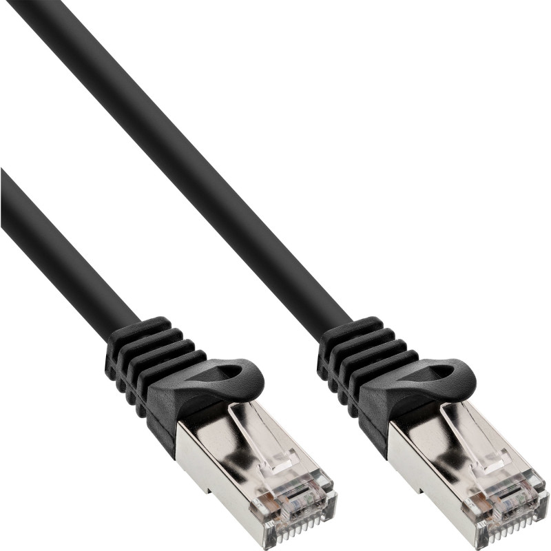 InLine Cavo patch Lan Cat.5e SF UTP, nero, bulk 30pz., 3m InLine Cavo patch Lan Cat.5e SF UTP, nero, bulk 30pz., 3m