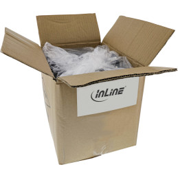 InLine Cavo patch Lan Cat.5e SF UTP, nero, bulk 30pz., 3m
