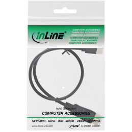 InLine CCavo Mini DisplayPort M a DisplayPort M, 3m, nero
