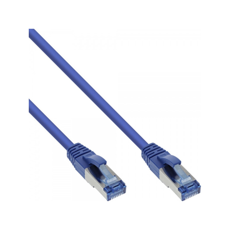 InLine Cavo patch Lan, S FTP(PiMf), Cat.6a, 500MHz, CU, halogenf., blu, 7,5m InLine Cavo patch Lan, S FTP(PiMf), Cat.6a, 500MHz, CU, halogenf., blu, 7,5m