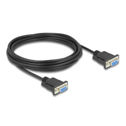 DeLOCK Cavo seriale RS-232 D-Sub9 femmina per femmina 5 m
