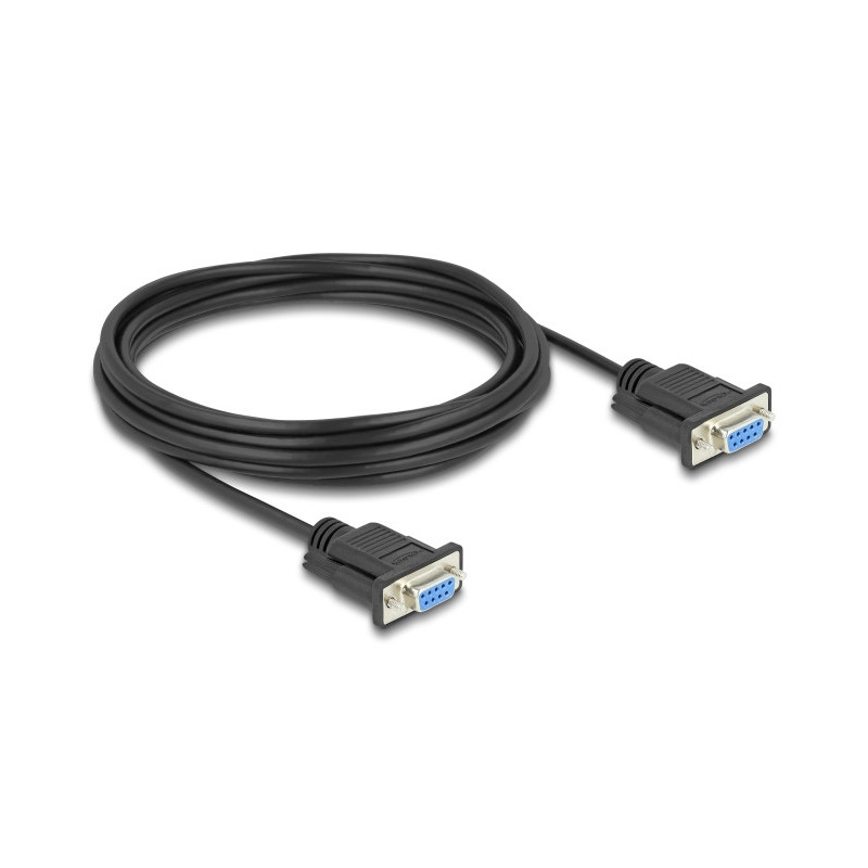 DeLOCK Cavo seriale RS-232 D-Sub9 femmina per femmina 5 m DeLOCK Cavo seriale RS-232 D-Sub9 femmina per femmina 5 m