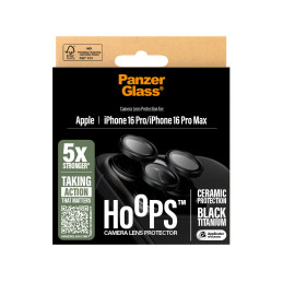 PanzerGlass PG Hoops Ceramic iPhone 16 6.1 6.7Inch Pellicola proteggischermo trasparente Apple 1 pz