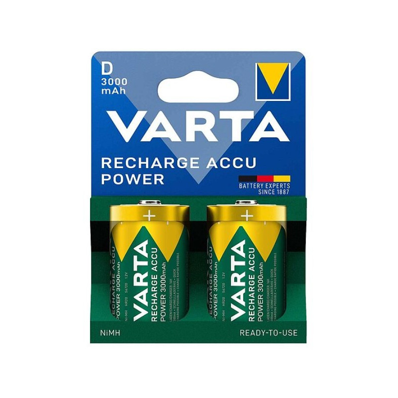 Varta 56720 101 412 batteria per uso domestico Batteria ricaricabile D Nichel-Metallo Idruro (NiMH) Varta 56720 101 412 batteria per uso domestico Batteria ricaricabile D Nichel-Metallo Idruro (NiMH)