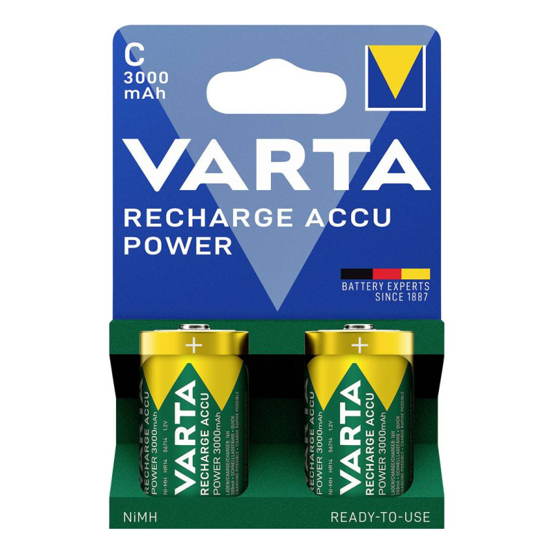 Varta 56714 101 412 batteria per uso domestico Batteria ricaricabile C Nichel-Metallo Idruro (NiMH) Varta 56714 101 412 batteria per uso domestico Batteria ricaricabile C Nichel-Metallo Idruro (NiMH)