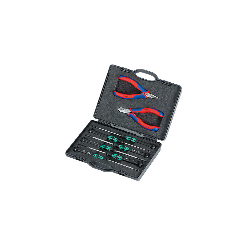 Knipex 00 20 18 set di strumenti meccanici 8 strumenti Knipex 00 20 18 set di strumenti meccanici 8 strumenti
