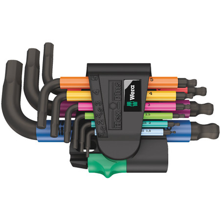 Wera 05133164001 chiave esagonale Set di chiavi esagonali a L Metrico 9 pz