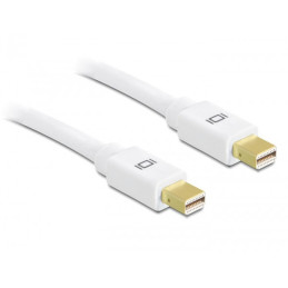 DeLOCK 1.5m Displayport mini M M 1,5 m mini DisplayPort Bianco