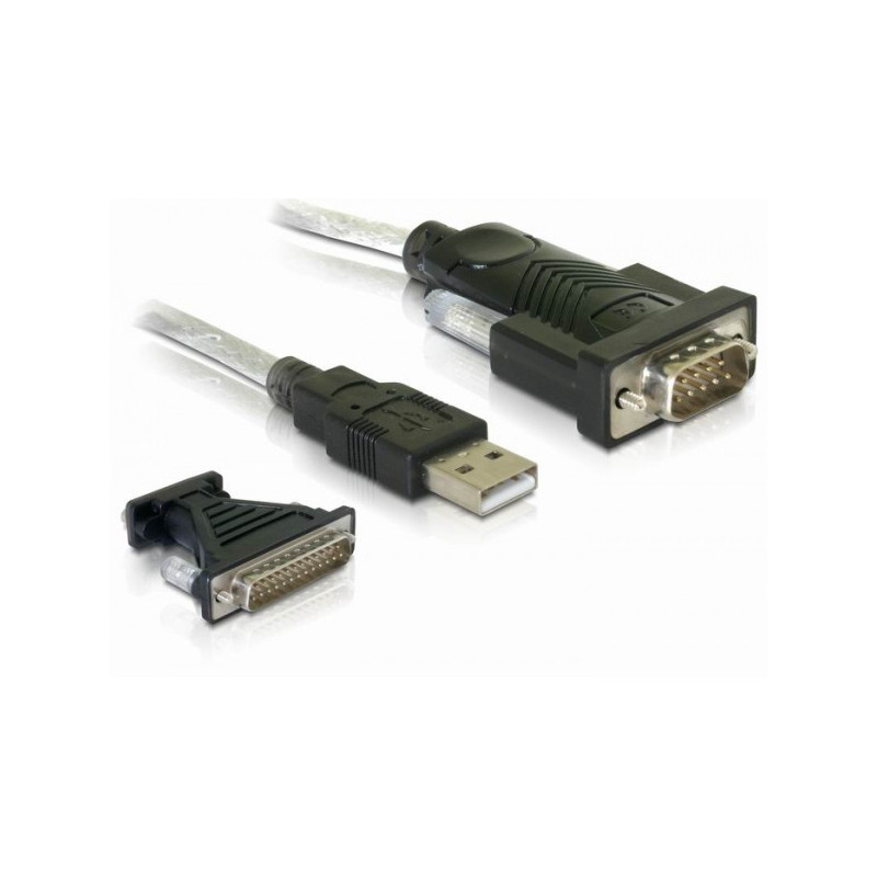 DeLOCK 61308 cavo seriale Nero USB tipo A DB-9 DeLOCK 61308 cavo seriale Nero USB tipo A DB-9