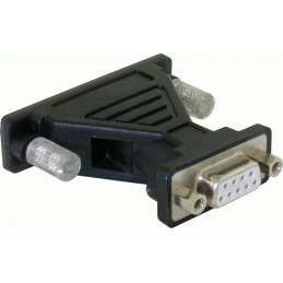 DeLOCK 61308 cavo seriale Nero USB tipo A DB-9