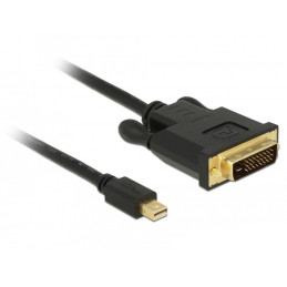 DeLOCK 83990 cavo e adattatore video 3 m Mini DisplayPort DVI-D Nero