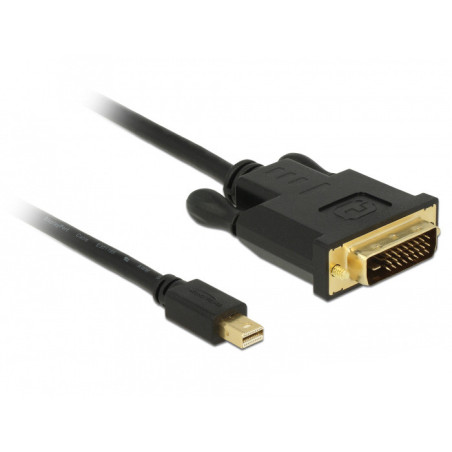 DeLOCK 83990 cavo e adattatore video 3 m Mini DisplayPort DVI-D Nero